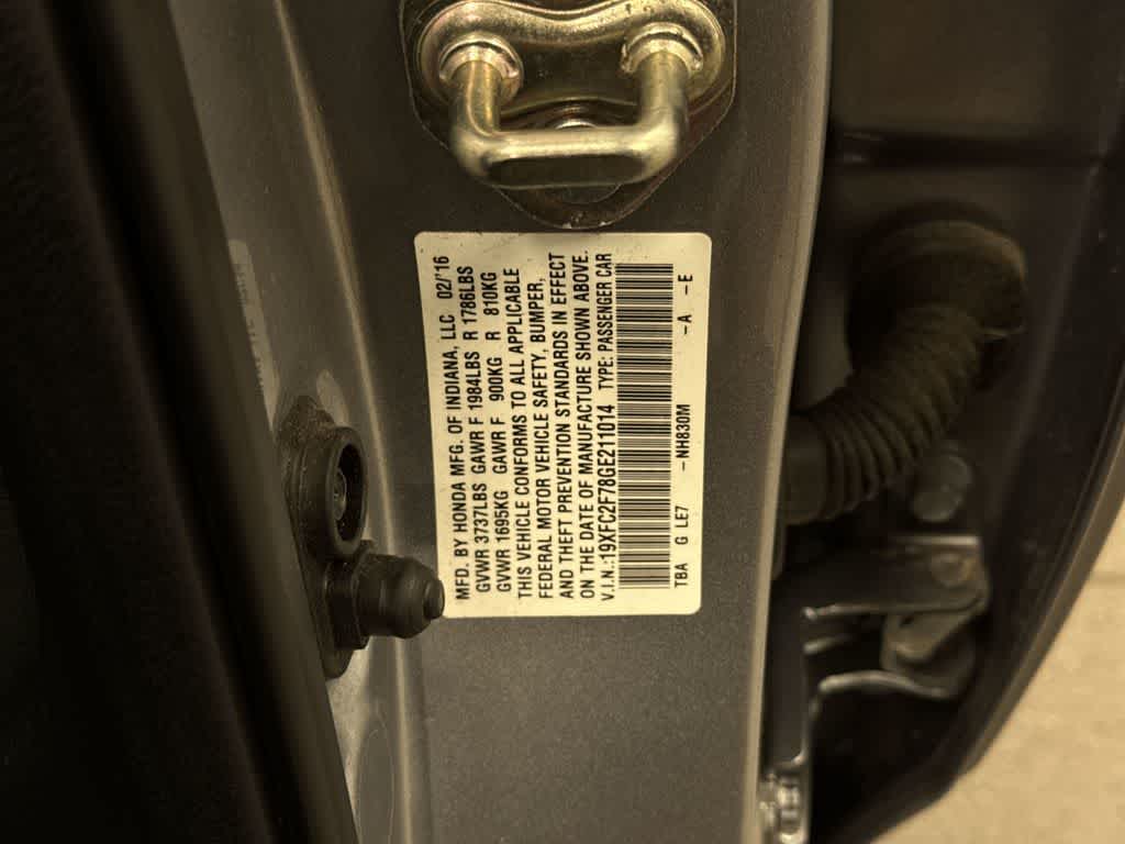 Honda Civic Sedán EX 2016