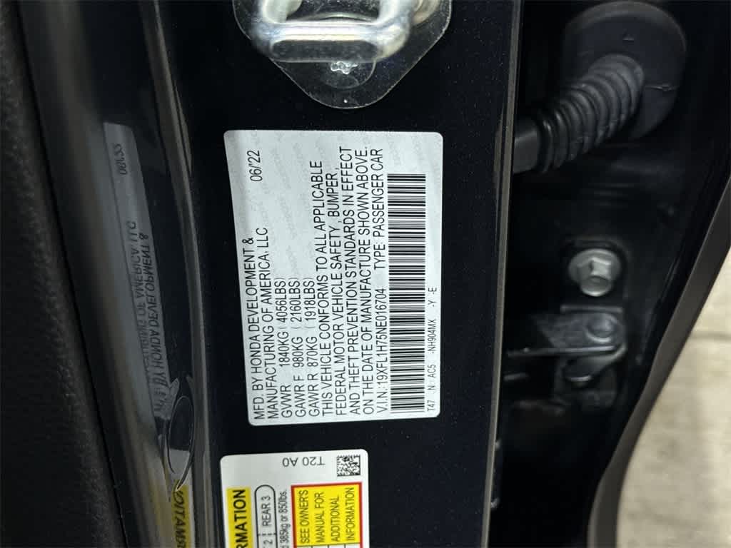 Honda Civic EX-L 2022