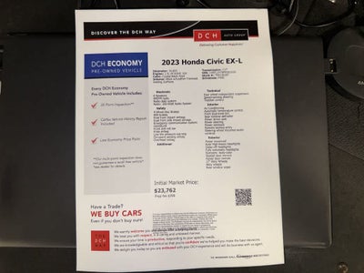 Honda Civic EX-L 2023