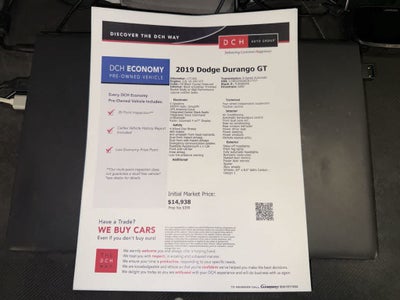 Dodge Durango GT 2019