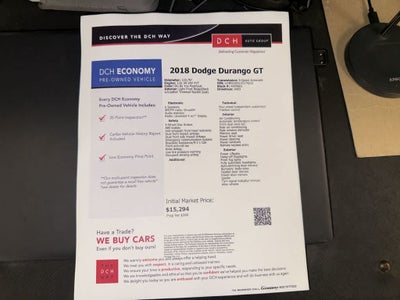Dodge Durango GT 2018