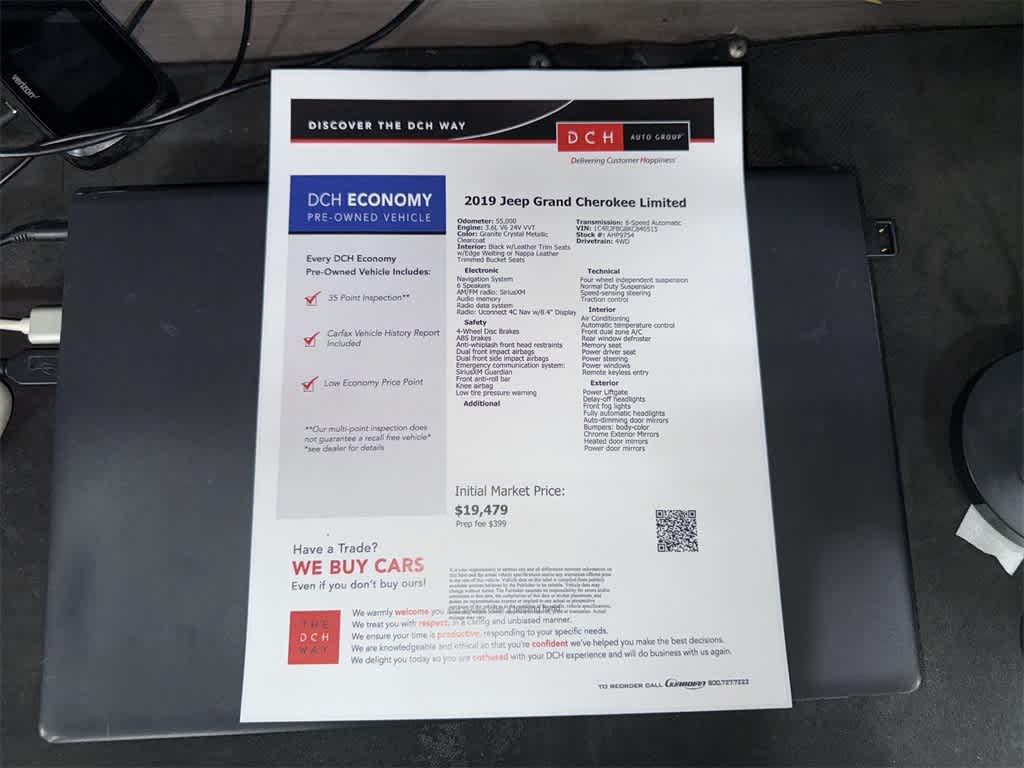 Jeep Grand Cherokee Limited 2019