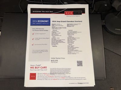 Jeep Grand Cherokee Overland 2016