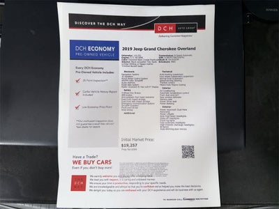 Jeep Grand Cherokee Overland 2019