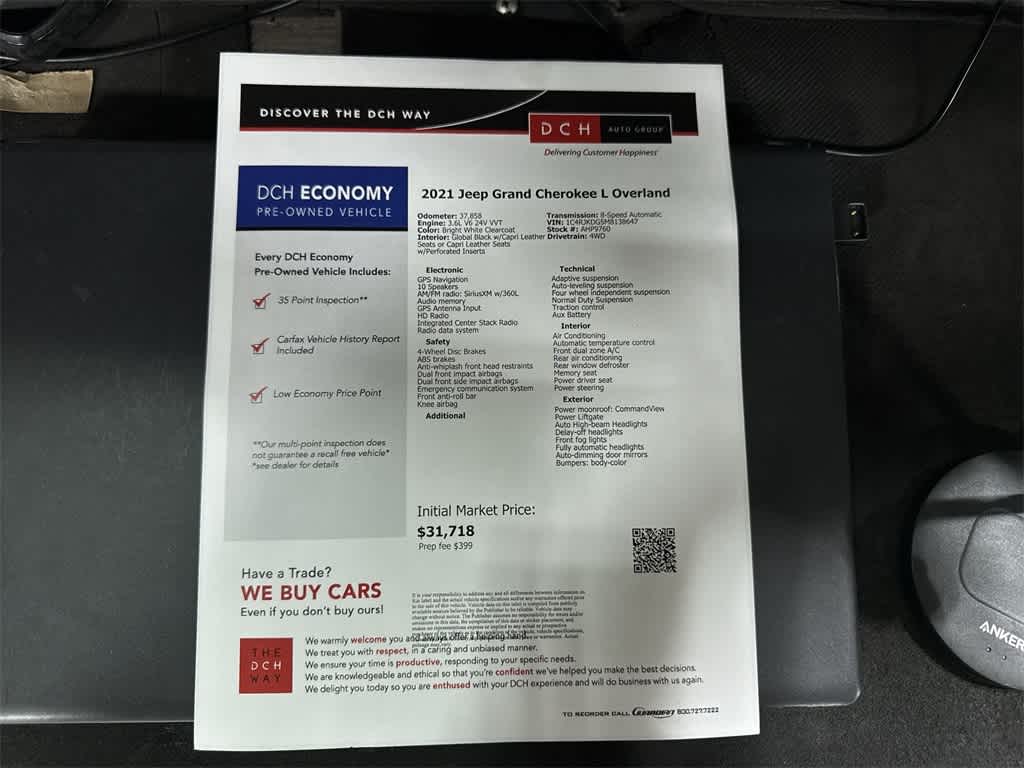 Jeep Grand Cherokee L Overland 2021