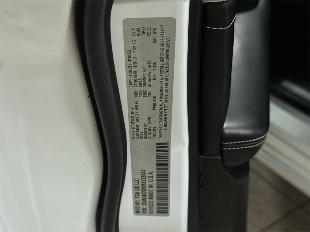 Jeep Grand Cherokee L Overland 2021