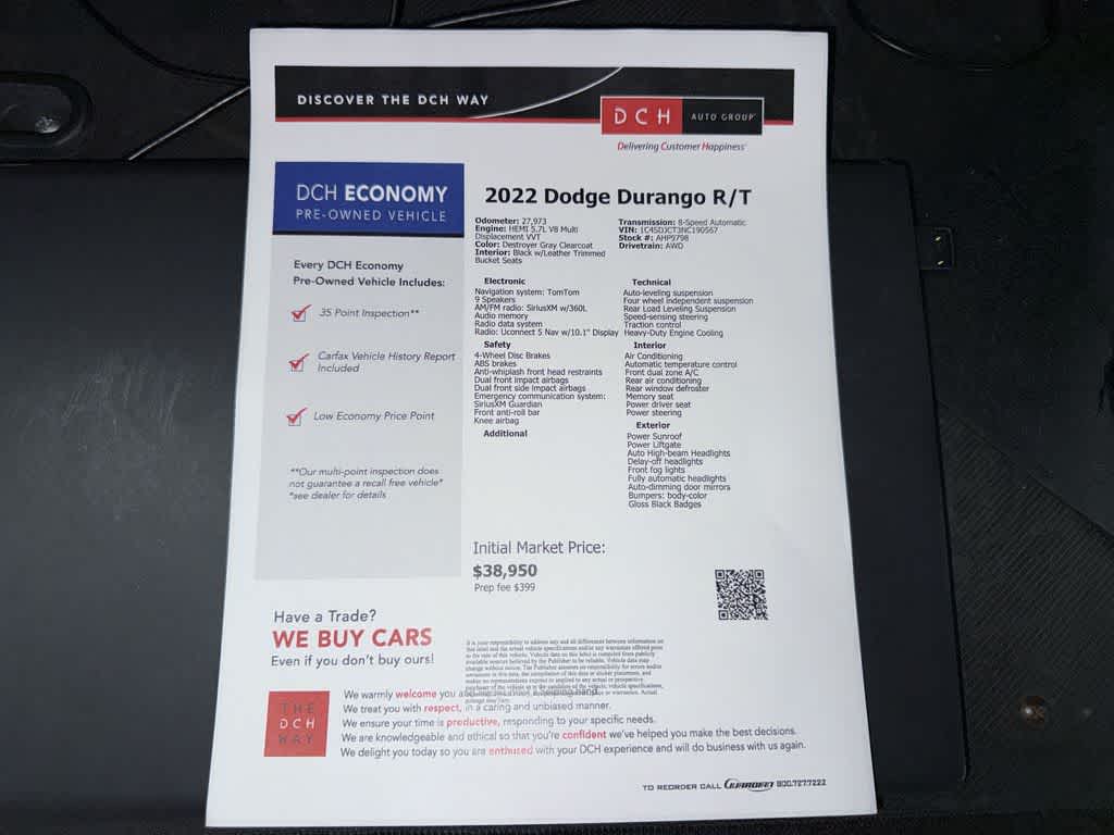 Dodge Durango R/T 2022