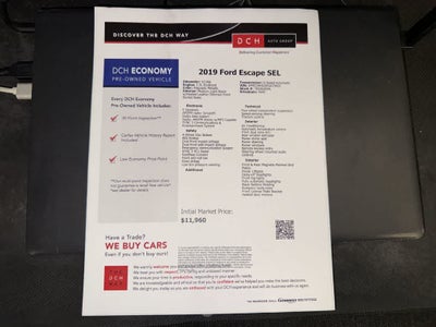 2019 Ford Escape SEL