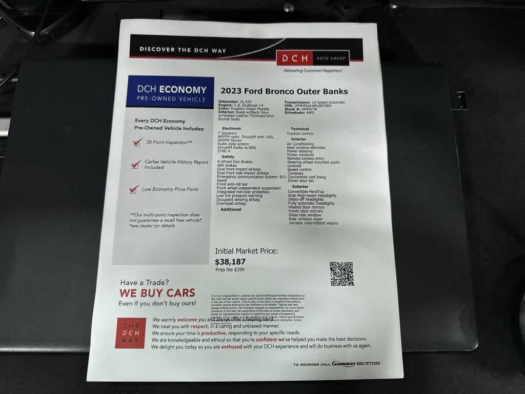 Ford Bronco Outer Banks 2023