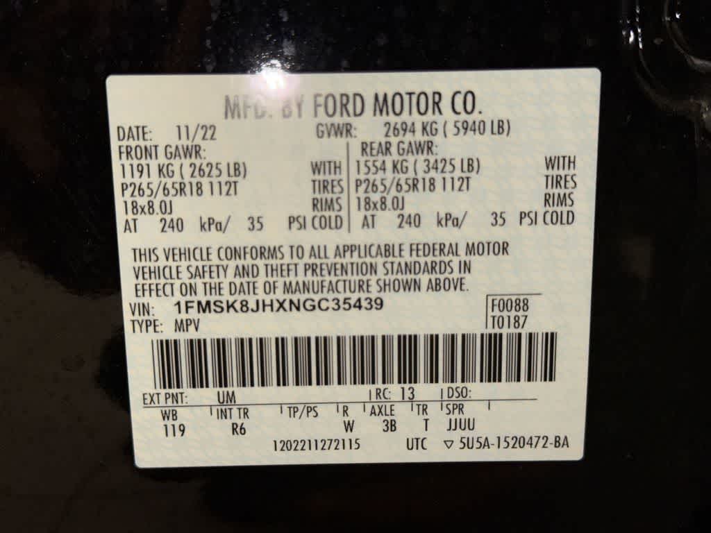 Ford Explorer Timberline 2022