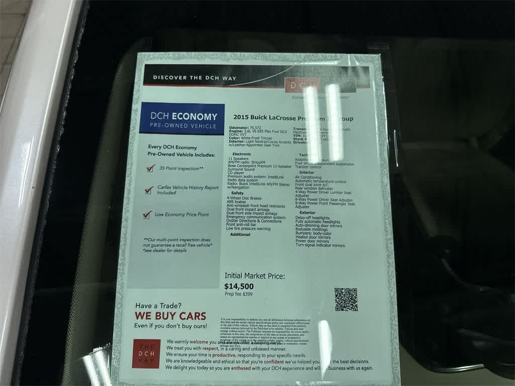 2015 Buick LaCrosse Premium II