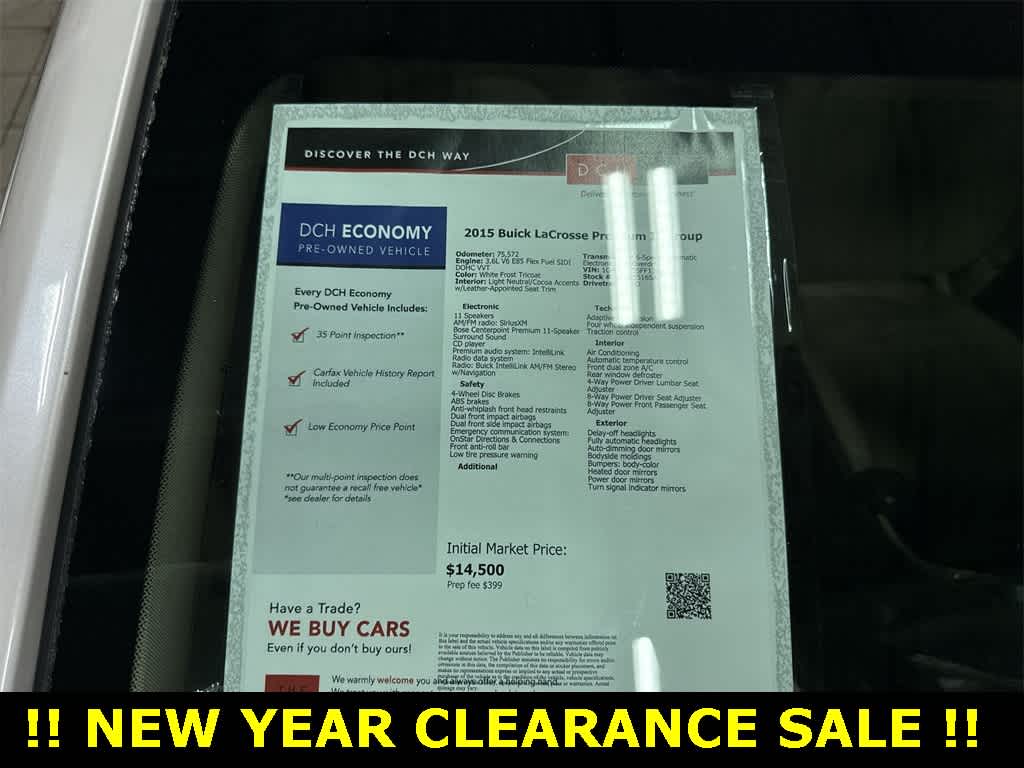 2015 Buick LaCrosse Premium II