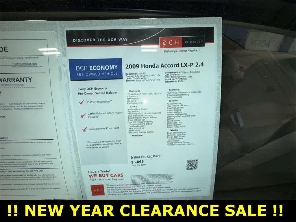 2009 Honda Accord LX-P