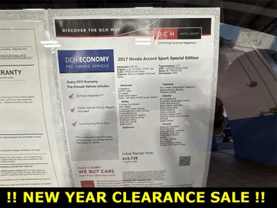 2017 Honda Accord Sport SE