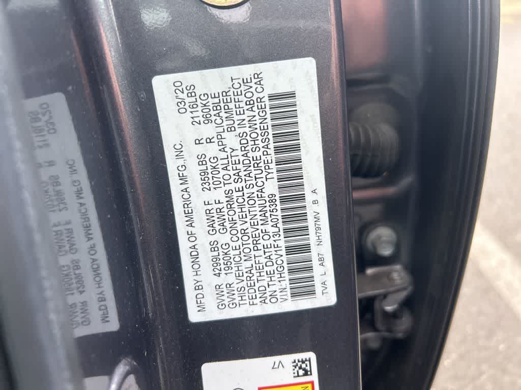 Honda Accord Sedán LX 2020