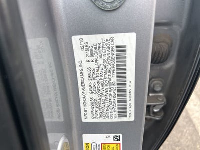 Honda Accord Sedán LX 1.5T 2018