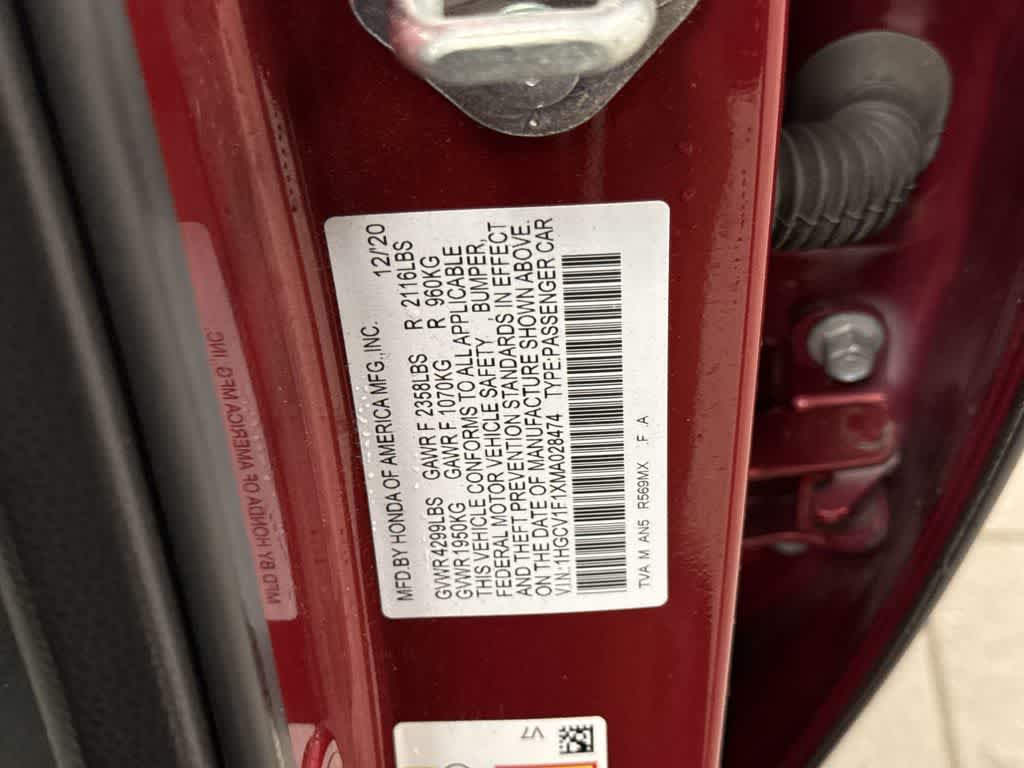 Honda Accord Sedán LX 2021