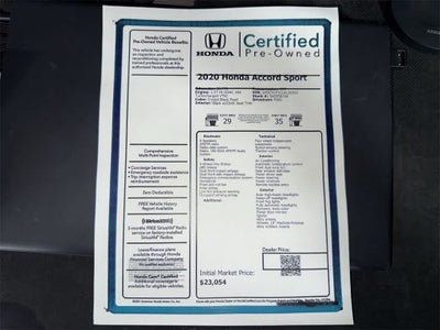 Honda Accord Sport 2020