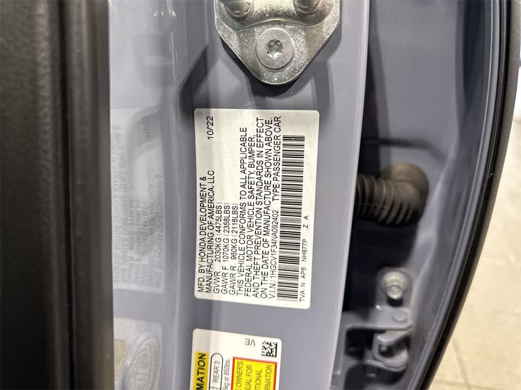 2022 Honda Accord Sport