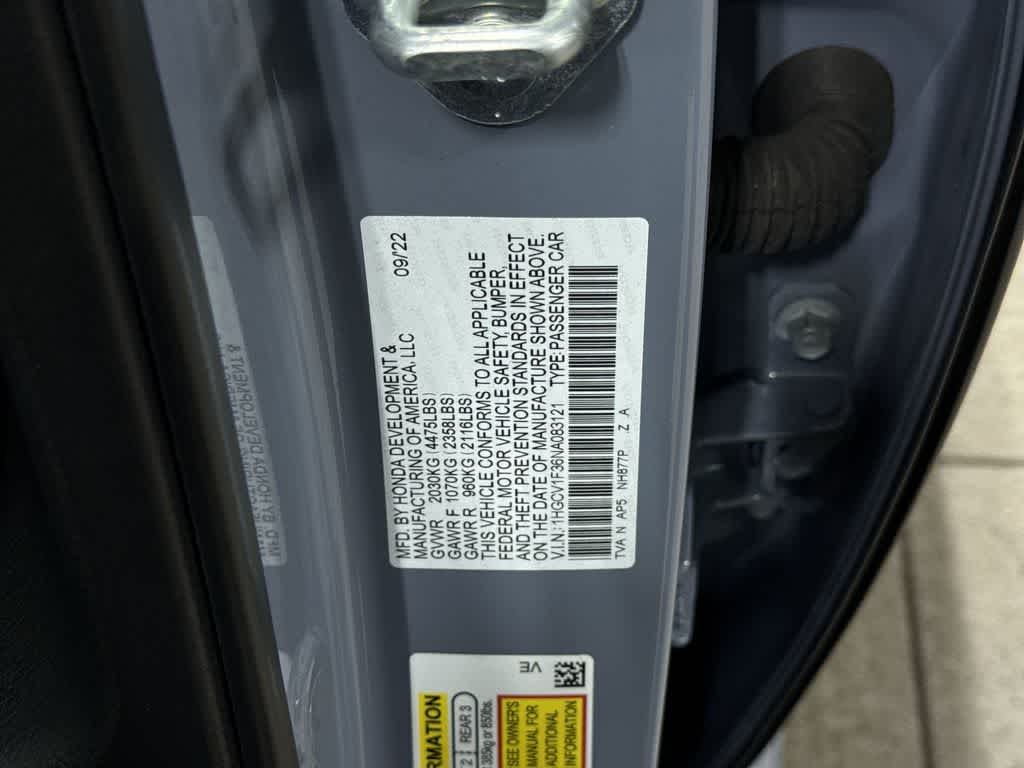 2022 Honda Accord Sport