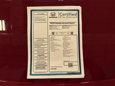 Honda Accord Sport 2020