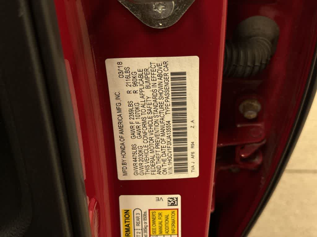 Honda Accord Sedán Sport 1.5T 2018