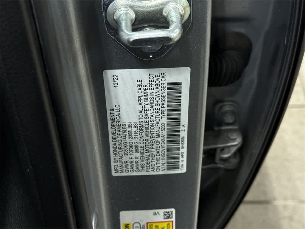 2022 Honda Accord Sport