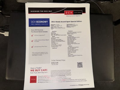 2021 Honda Accord Sedan Sport SE