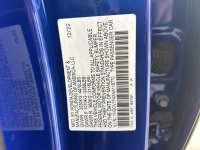 2022 Honda Accord Sport SE