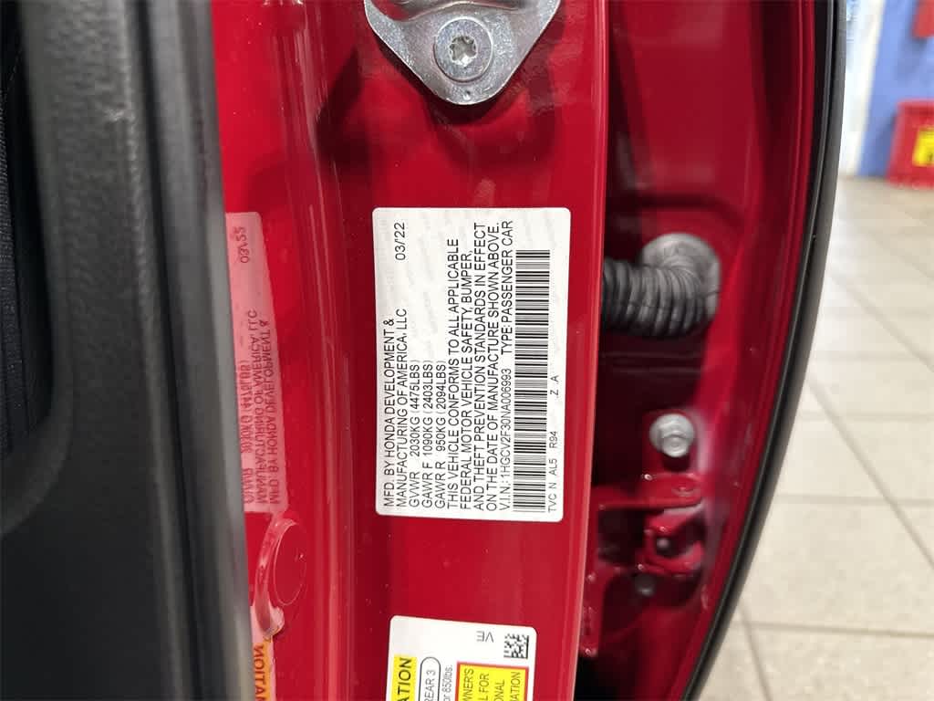 2022 Honda Accord Sport