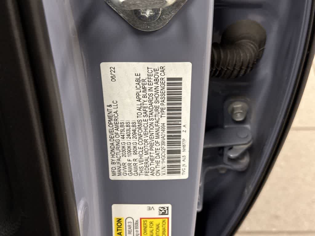 2022 Honda Accord Sport