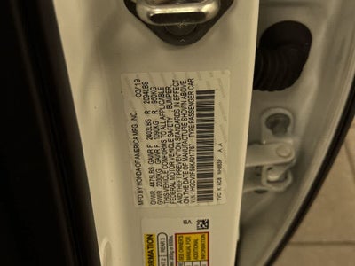 Honda Accord Sedán EX-L 2.0T de 2019