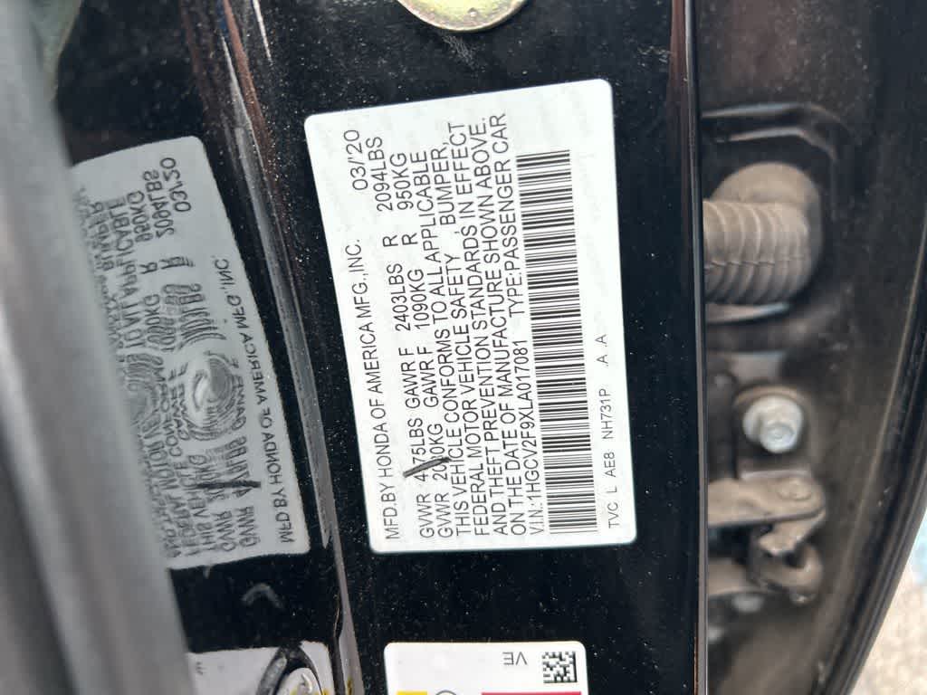 Honda Accord Sedán Touring 2020