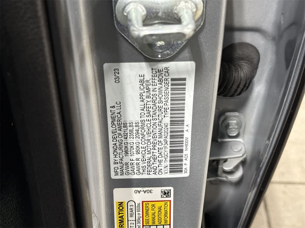 Honda Accord Base 2023