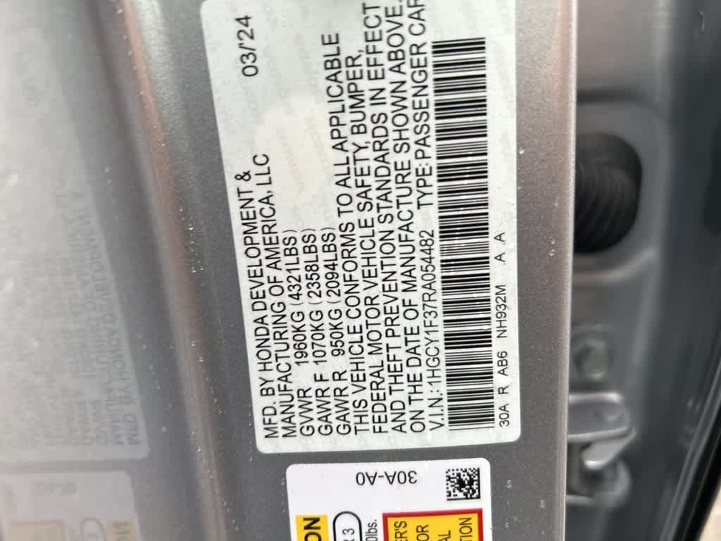 Honda Accord EX 2024