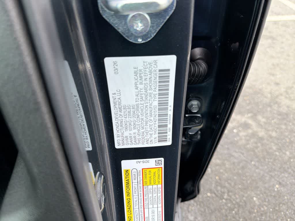 Honda Accord SE 2026