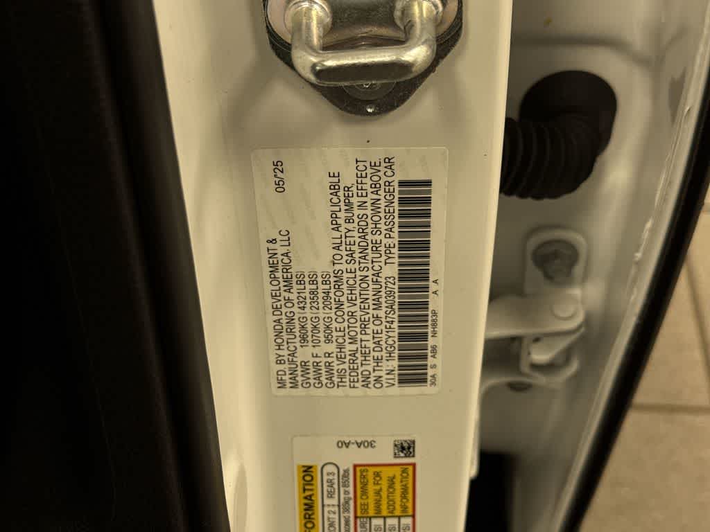 Honda Accord SE 2025