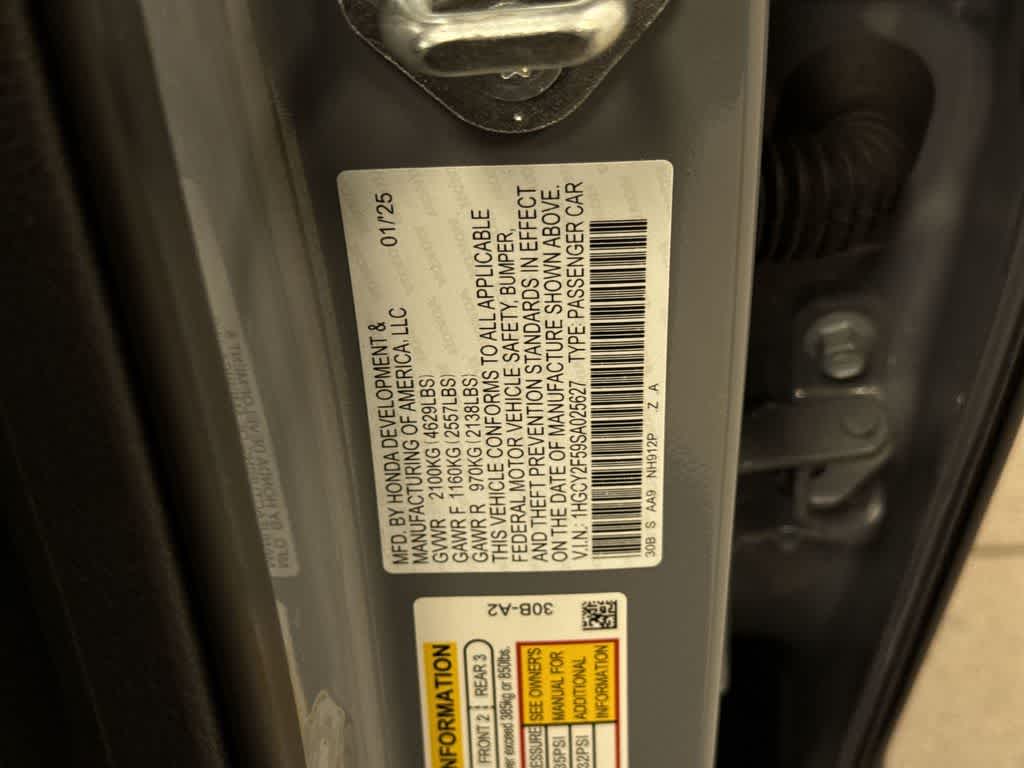 Honda Accord Hybrid Sport 2025