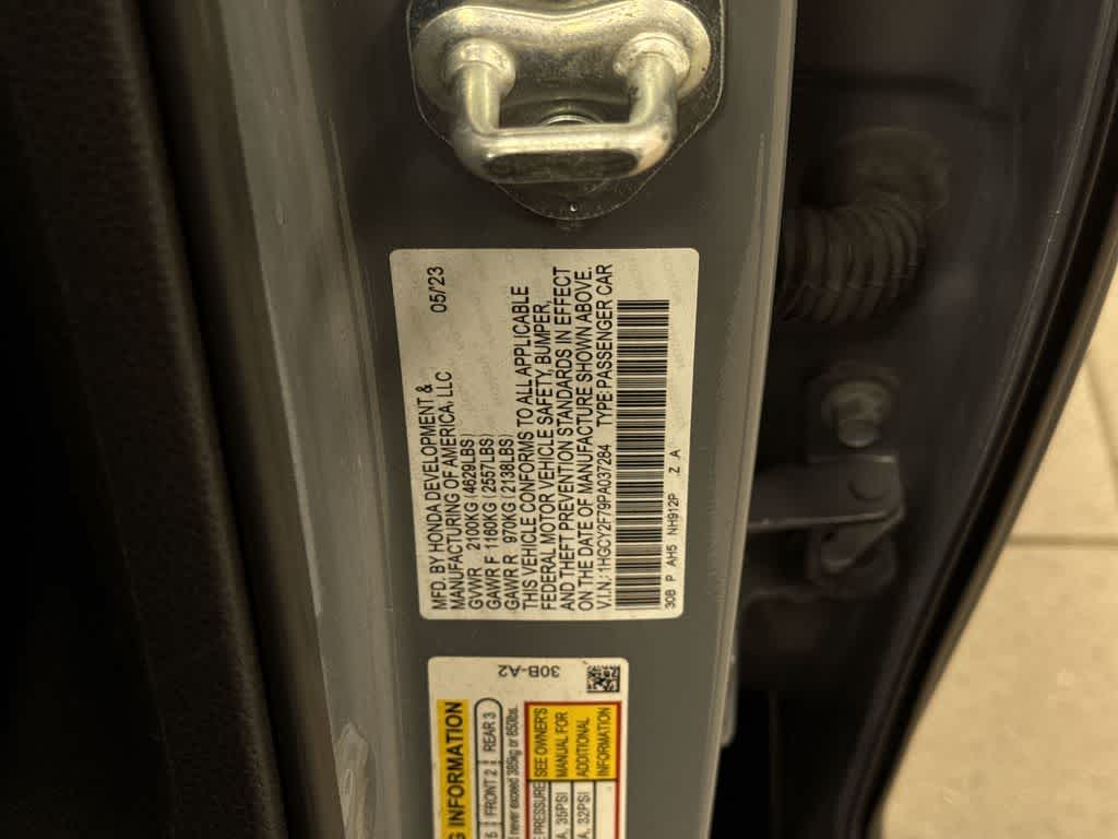 Honda Accord Hybrid Sport-L 2023