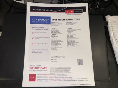 Nissan Altima 2.5 SL 2015