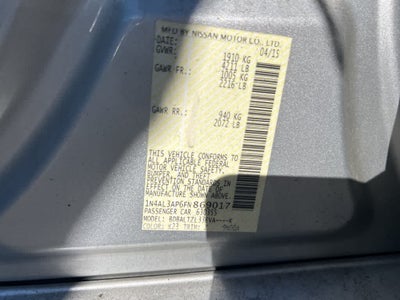 Nissan Altima 2.5 SL 2015