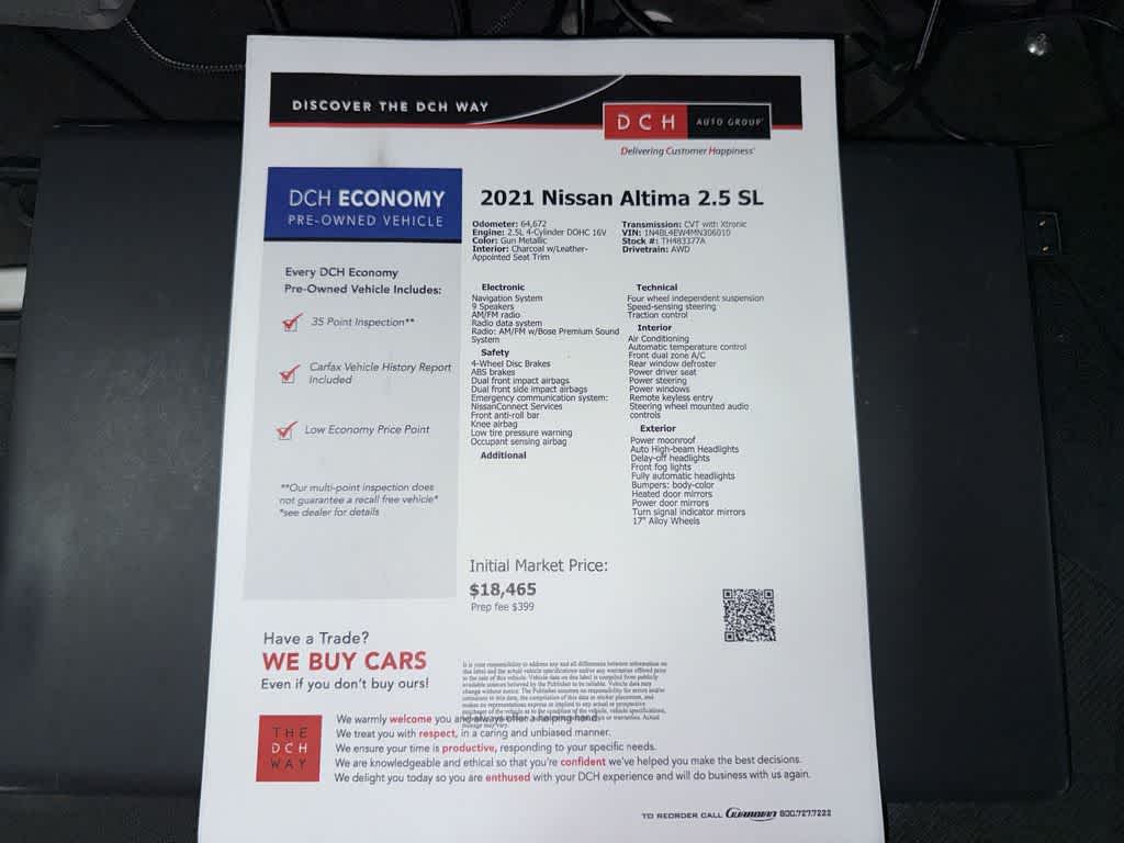 Nissan Altima 2.5 SL 2021