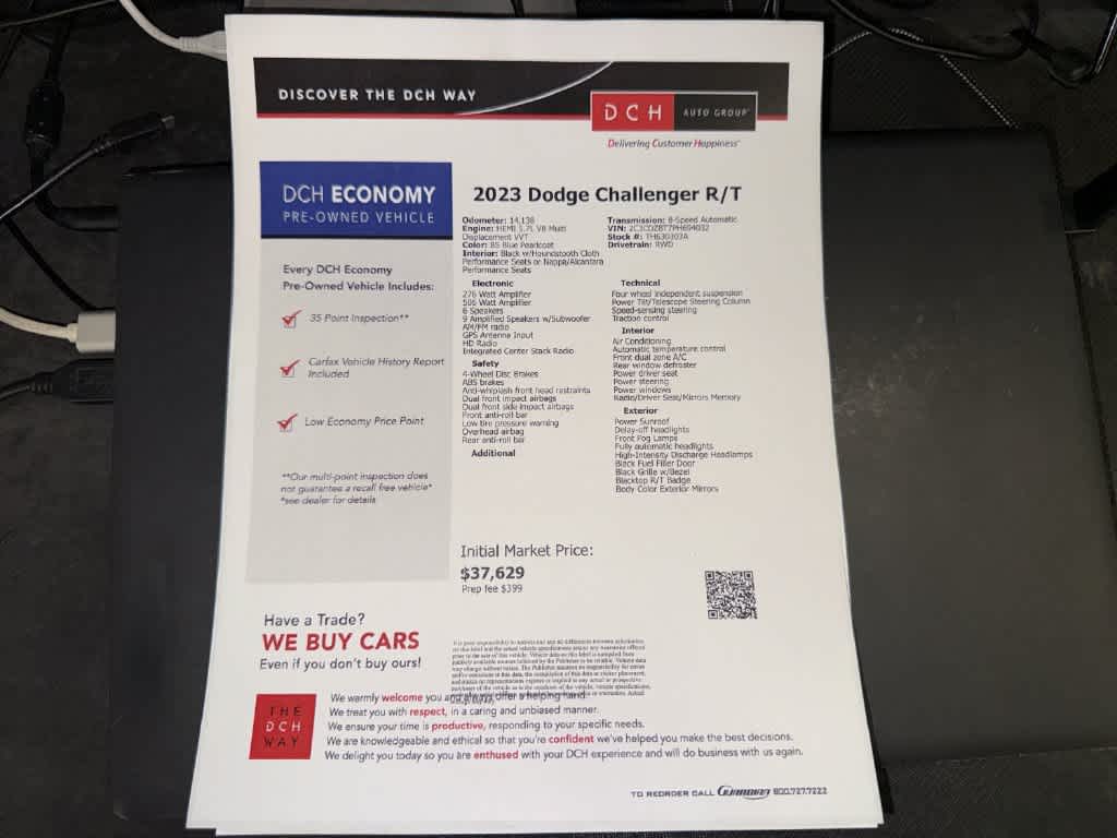 Dodge Challenger R/T 2023