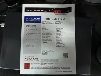 Honda Civic Sedán LX 2017