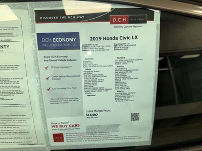 Honda Civic Sedán LX 2019