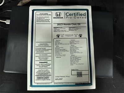 2023 Honda Civic EX