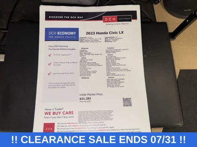 Honda Civic LX 2023