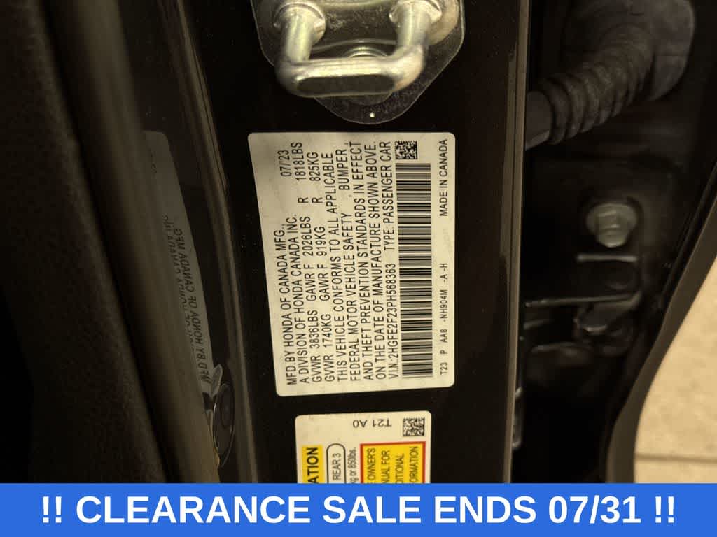 Honda Civic LX 2023
