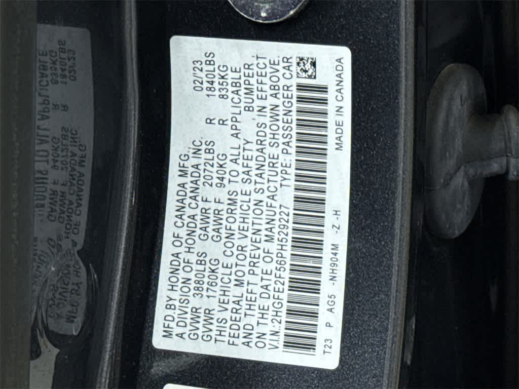 2023 Honda Civic Sport