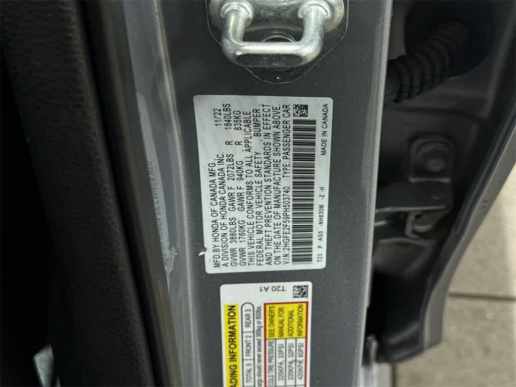 2023 Honda Civic Sport